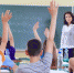 Elementary school students raising hands. View from behind. - Газета Республика Татарстан