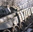 Украинский танк Т-64 пытался вырваться из котла по какой-то региональной трассе, и рухнул в реку вместе с мостом Фото: скриншот видео - Комсомольская правда Казань