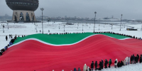 День флага Татарстана молодогвардейцы отметили масштабным флешмобом - Единая Россия