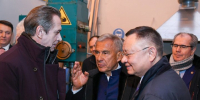Минниханов и Файзуллин посетили КГАСУ и ознакомились с работой научно-образовательных центров - Реальное время