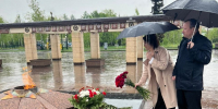 Федеральные судьи Ново-Савиновского районного суда приняли участие в возложении цветов в Парке Победы - Ново-Савиновский районный суд