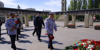 Руководство УФСИН России по Республике Татарстан приняло участие в церемонии возложения цветов к Вечному огню в Мемориальном парке Победы - УФСИН РТ