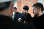 Митрополит Кирилл ознакомился с ходом строительных работ православной гимназии в Набережных Челнах