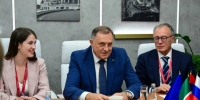 Милорад Додик на встрече с Рустамом Миннихановым - ГТРК Татарстан