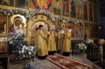 В канун Недели 6-й по Пятидесятнице митрополит Кирилл совершил всенощное бдение в Благовещенском соборе Казанского кремля
