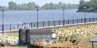 В Елабуге завершили благоустройство городского пляжа - Реальное время