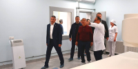Раис Татарстана принял участие в открытии нового здания приемно-диагностического отделения Актанышской ЦРБ - Главинвестстрой РТ