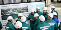 Раис Татарстана и мэр Казани посетили новую парогазовую установку «Казаньоргсинтеза» - Администрация г. Казань