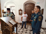 Огнеборцы отметили День иконы «Неопалимая Купина»