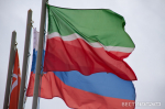 флаг Татарстана и России