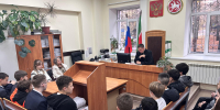 "Правосудие: от А до Я": экскурсия для школьников на судебном участке №1 - Авиастроительный районный суд
