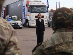Альфия Когогина передала очередной гуманитарный груз бойцам СВО