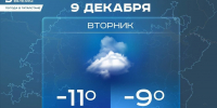 Сегодня в Татарстане ожидается до -9 градусов - Реальное время