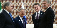 Минниханов в Ашхабаде принял участие в переговорах Путина с президентами Ирана и Турции - ИА Татар-информ