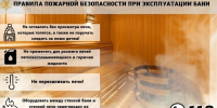 Правила пожарной безoпасности при эксплуатации бани - МЧС РТ