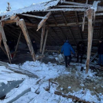 В доме на Беломорской, 71А в Казани обрушилась крыша над двумя подъездами