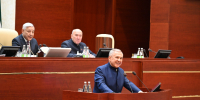 Рустам Минниханов поблагодарил Фарида Мухаметшина за весомый вклад в развитие парламентаризма - Государственный Совет