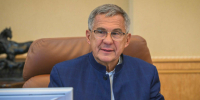 Минниханов поздравил женский волейбольный клуб «Динамо-Ак Барс» с чемпионским титулом - Министерство спорта
