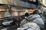 В Набережных Челнах потушили крупный пожар на открытой площадке с полимерами площадью 6 тыс. кв. метров