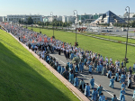 В Казани в крестном ходе участвовало около 7 тысяч человек.