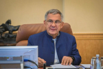 Рустам Минниханов поздравил Хуснуллина с 60-летним юбилеем и с Днем строителя