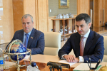 Рустам Минниханов встретился с генеральным директором АО «Росагролизинг» Владимиром Балтером