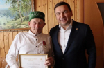 Рахматулла Ибатуллин из Апастовского района отметил 90-летие