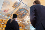 Митрополит Кирилл и координатор федерального проекта «Историческая память» Александр Сидякин провели встречу, посвящённую реставрации Петропавловского собора
